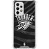 NBA Oklahoma City Thunder Black Animal Print Galaxy A53 5G Clear Case
