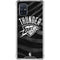NBA Oklahoma City Thunder Black Animal Print Galaxy A71 5G Clear Case