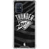 NBA Oklahoma City Thunder Black Animal Print Galaxy A71 5G Clear Case