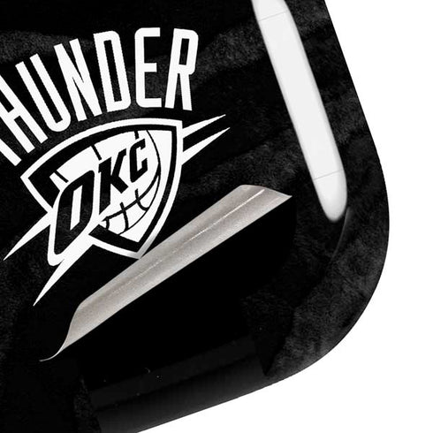 NBA Oklahoma City Thunder Black Animal Print Galaxy Buds Pro Skin