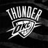 NBA Oklahoma City Thunder Black Animal Print Galaxy Note 8 Skin