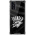NBA Oklahoma City Thunder Black Animal Print Galaxy Note20 5G Clear Case
