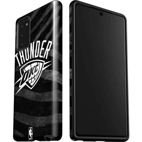 NBA Oklahoma City Thunder Black Animal Print Galaxy Note20 5G Pro Case