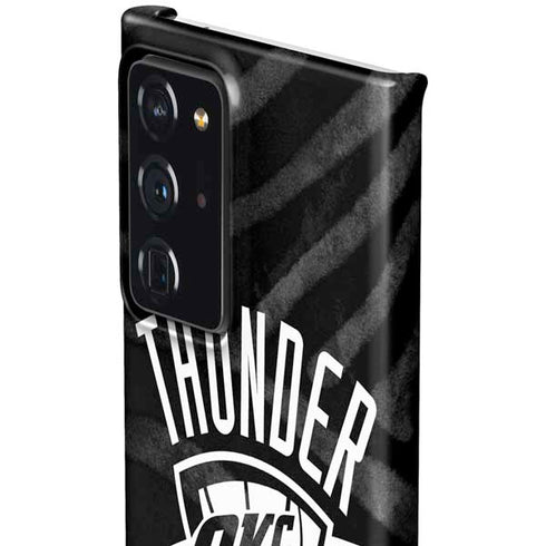 NBA Oklahoma City Thunder Black Animal Print Galaxy Note20 Ultra 5G Lite Case