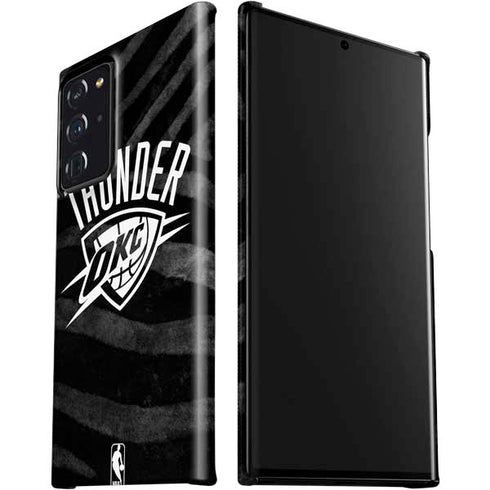 NBA Oklahoma City Thunder Black Animal Print Galaxy Note20 Ultra 5G Lite Case