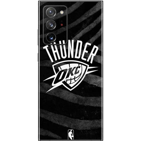 NBA Oklahoma City Thunder Black Animal Print Galaxy Note20 Ultra 5G Skin