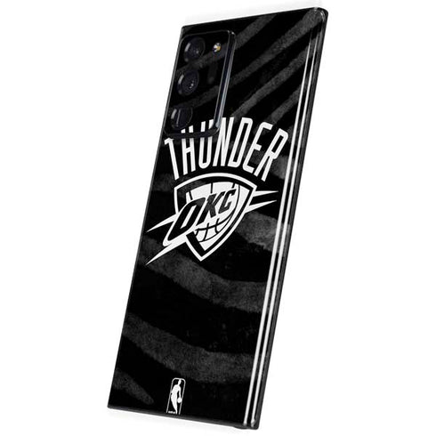NBA Oklahoma City Thunder Black Animal Print Galaxy Note20 Ultra 5G Skin