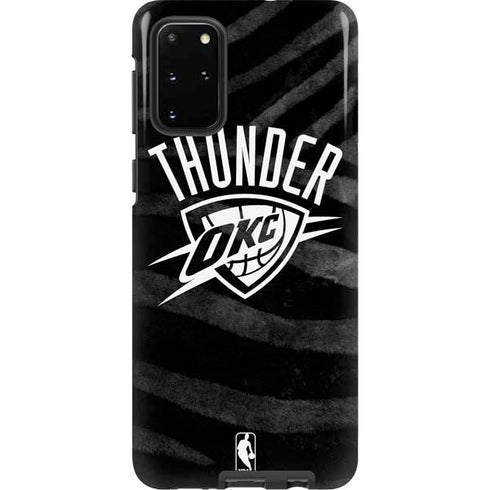 NBA Oklahoma City Thunder Black Animal Print Galaxy S20 Plus Pro Case