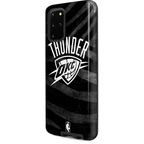 NBA Oklahoma City Thunder Black Animal Print Galaxy S20 Plus Pro Case