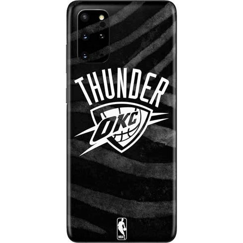 NBA Oklahoma City Thunder Black Animal Print Galaxy S20 Plus Skin