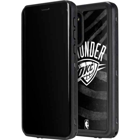 NBA Oklahoma City Thunder Black Animal Print Galaxy S20 Waterproof Case