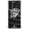 NBA Oklahoma City Thunder Black Animal Print Galaxy S21 5G Clear Case