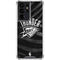 NBA Oklahoma City Thunder Black Animal Print Galaxy S21 Ultra 5G Clear Case