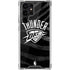 NBA Oklahoma City Thunder Black Animal Print Galaxy S22 Ultra Clear Case