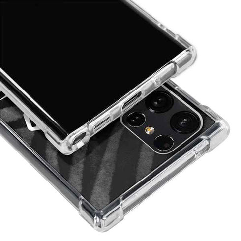 NBA Oklahoma City Thunder Black Animal Print Galaxy S22 Ultra Clear Case
