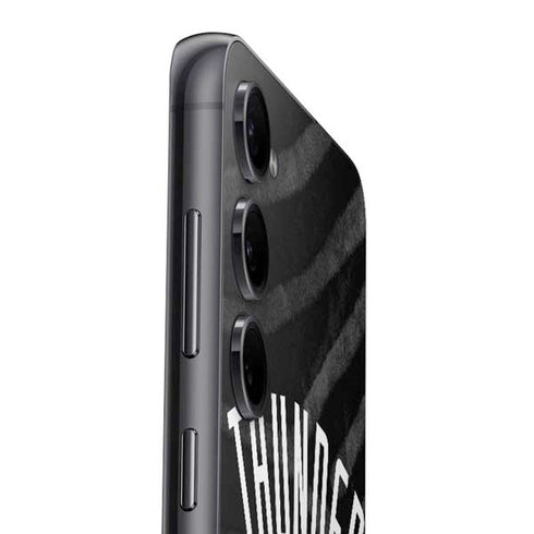 NBA Oklahoma City Thunder Black Animal Print Galaxy S23 Plus Skin