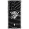 NBA Oklahoma City Thunder Black Animal Print Galaxy S24 Ultra Clear Case