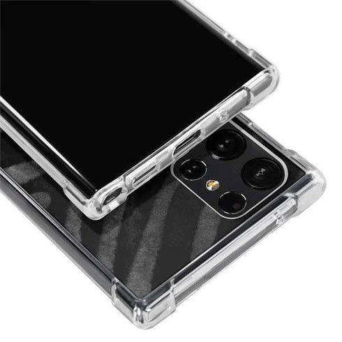 NBA Oklahoma City Thunder Black Animal Print Galaxy S24 Ultra Clear Case