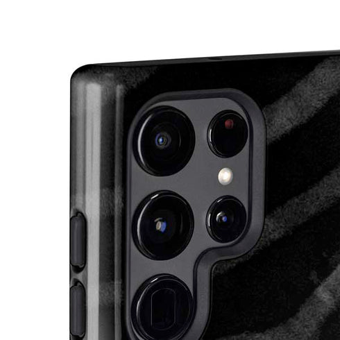 NBA Oklahoma City Thunder Black Animal Print Galaxy S24 Ultra Impact Case