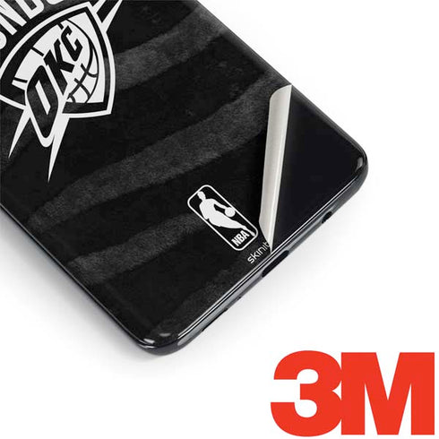 NBA Oklahoma City Thunder Black Animal Print Galaxy S9 Plus Skin