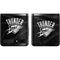 NBA Oklahoma City Thunder Black Animal Print Galaxy Z Flip Skin