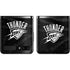NBA Oklahoma City Thunder Black Animal Print Galaxy Z Flip Skin