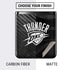 NBA Oklahoma City Thunder Black Animal Print Galaxy Z Flip Skin
