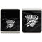 NBA Oklahoma City Thunder Black Animal Print Galaxy Z Flip3 5G Skin