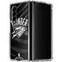 NBA Oklahoma City Thunder Black Animal Print Galaxy Z Fold4 5G Clear Case