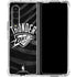 NBA Oklahoma City Thunder Black Animal Print Galaxy Z Fold4 5G Clear Case