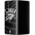 NBA Oklahoma City Thunder Black Animal Print Galaxy Z Fold4 5G Skin