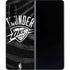 NBA Oklahoma City Thunder Black Animal Print Galaxy Z Fold4 5G Skin