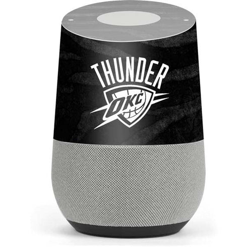 NBA Oklahoma City Thunder Black Animal Print Google Home Skin