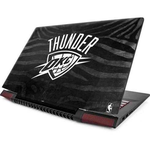 NBA Oklahoma City Thunder Black Animal Print Lenovo IdeaPad Skin