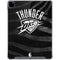 NBA Oklahoma City Thunder Black Animal Print iPad Pro 12.9in (2020) Clear Case