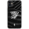 NBA Oklahoma City Thunder Black Animal Print iPhone 11 Clear Case