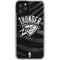 NBA Oklahoma City Thunder Black Animal Print iPhone 11 Pro Clear Case