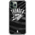 NBA Oklahoma City Thunder Black Animal Print iPhone 11 Pro Max Clear Case