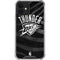 NBA Oklahoma City Thunder Black Animal Print iPhone 12 Clear Case