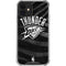 NBA Oklahoma City Thunder Black Animal Print iPhone 12 Mini Clear Case