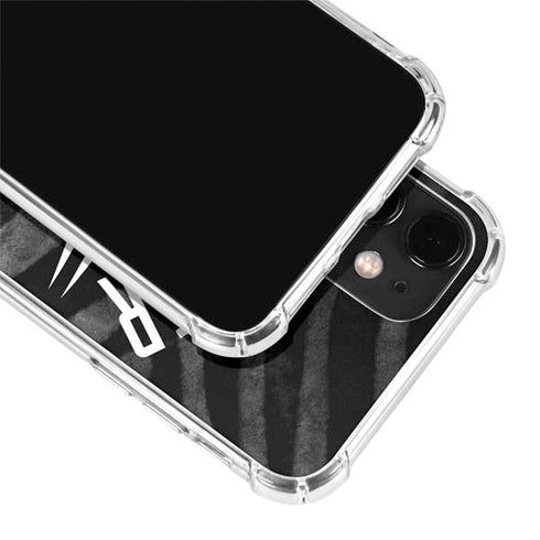 NBA Oklahoma City Thunder Black Animal Print iPhone 12 Mini Clear Case