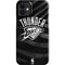 NBA Oklahoma City Thunder Black Animal Print iPhone 12 Mini Lite Case