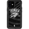 NBA Oklahoma City Thunder Black Animal Print iPhone 12 Mini Waterproof Case