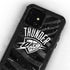 NBA Oklahoma City Thunder Black Animal Print iPhone 12 Mini Waterproof Case