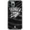 NBA Oklahoma City Thunder Black Animal Print iPhone 12 Pro Clear Case