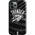 NBA Oklahoma City Thunder Black Animal Print iPhone 12 Pro Impact Case