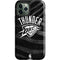 NBA Oklahoma City Thunder Black Animal Print iPhone 12 Pro Max Impact Case