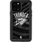NBA Oklahoma City Thunder Black Animal Print iPhone 12 Pro Waterproof Case