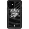 NBA Oklahoma City Thunder Black Animal Print iPhone 12 Waterproof Case