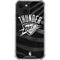 NBA Oklahoma City Thunder Black Animal Print iPhone 13 Mini Clear Case